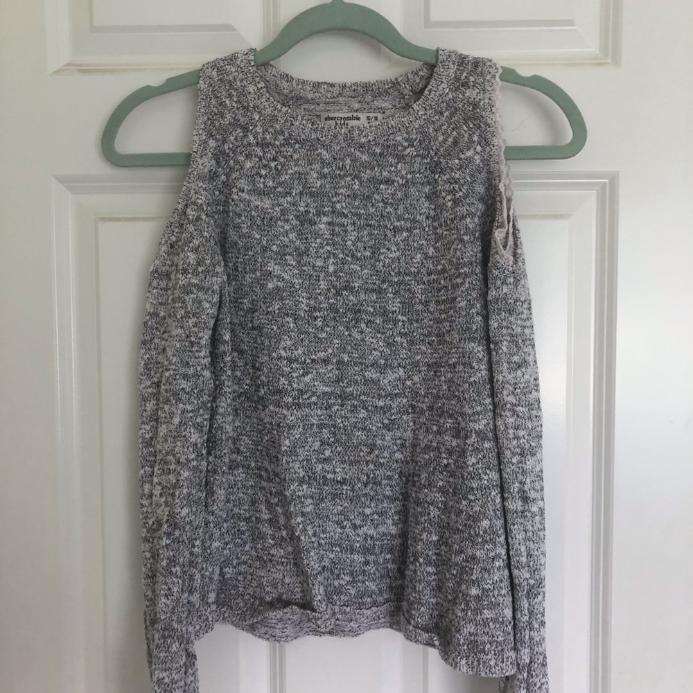 Cold-shoulder Sweater